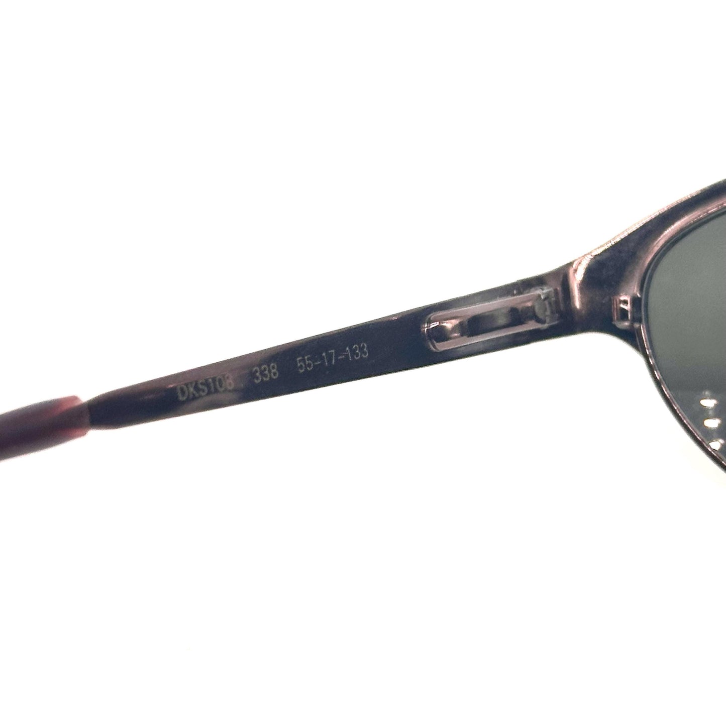 DonnaKaran 108 cateye copper metal 90s sunglasses