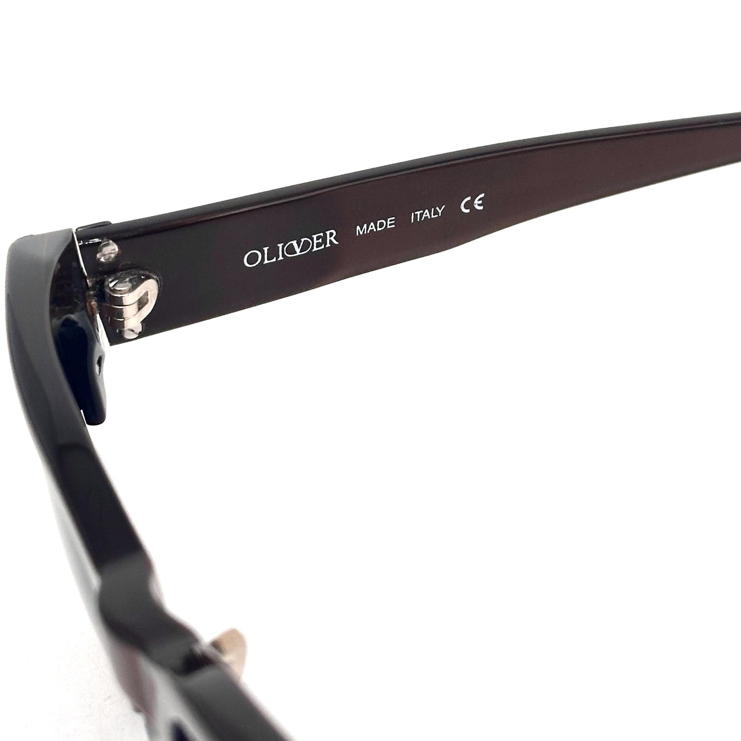 Oliver by Valentino Garavani 1752 lacquered shaded brown squared shape sunglasses NOS 90s