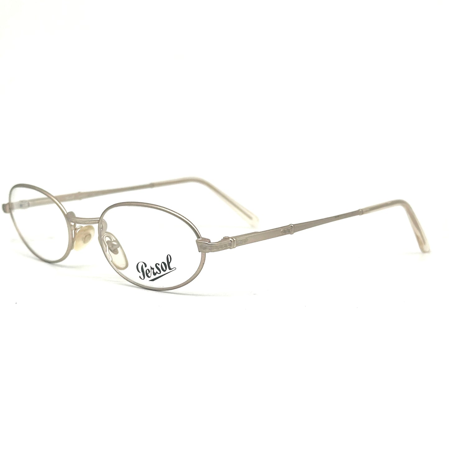 Persol Ratti Magic minimal matte oval eyeglasses  frames made in Italy, 90s NOS
