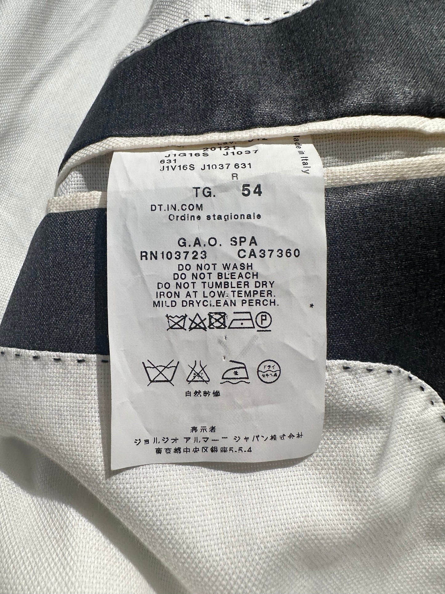 Emporio Armani Supreme grey pure new wool blazer w cotton lining, sz 50 in Mint condition
