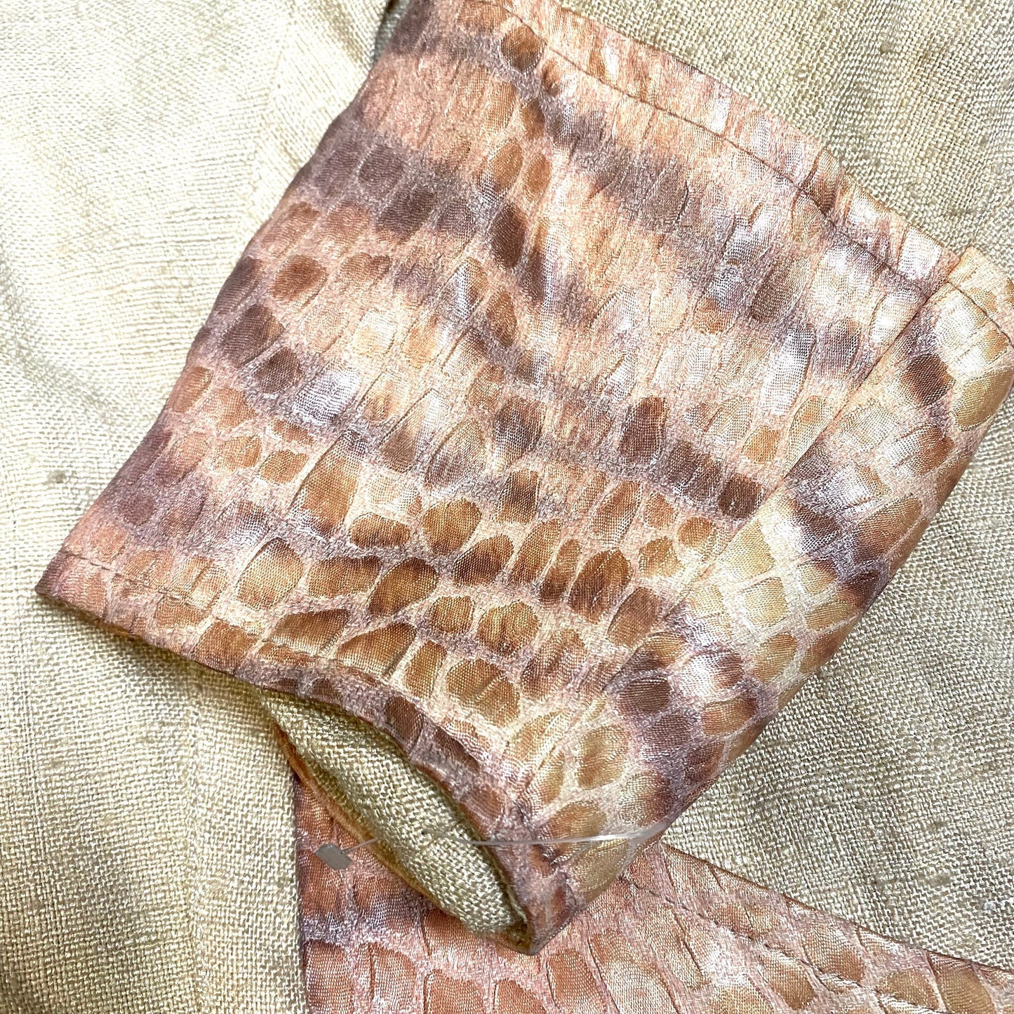 SuperBig Paris animalier tiger+alligator texture blazer+tanktop set