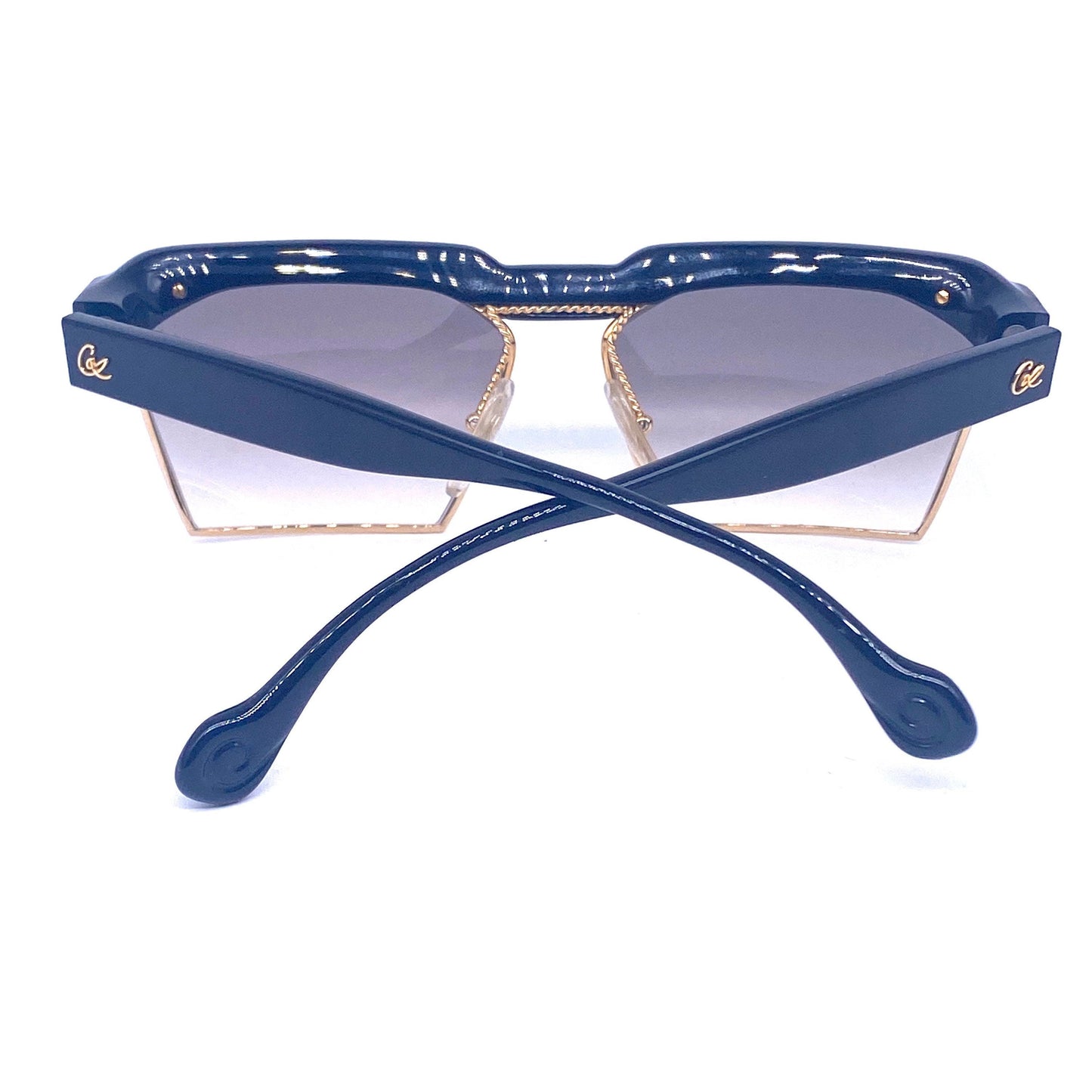 Christian Lacroix 7318 cello square flat top sunglasses. Germany 80s NOS