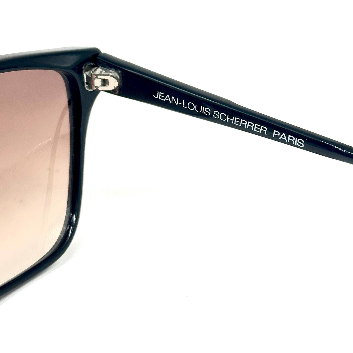 Jean-Louis Scherrer Paris frame 875 yellow and black design oversize sunglasses. 90s NOS France
