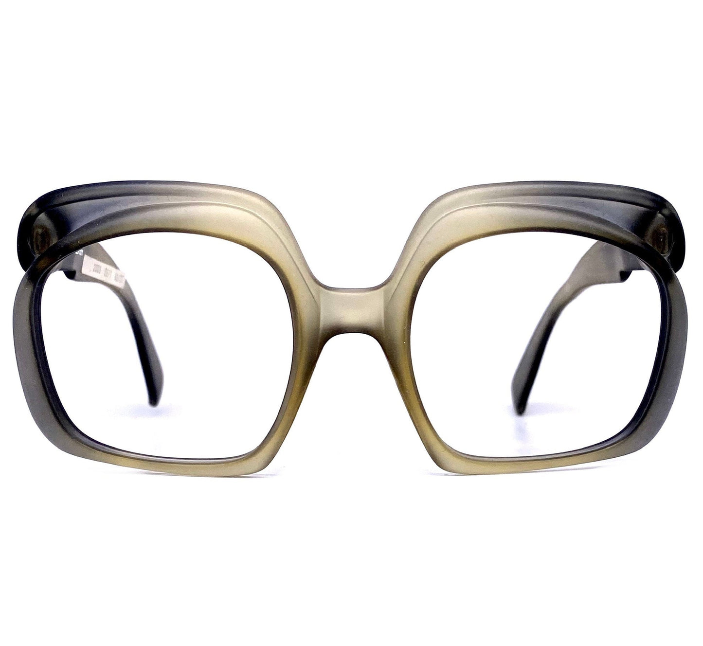 Christian Dior 1970s square oversized eyeglasses/sunglasses frames, 2 colorways, Optyl Austria