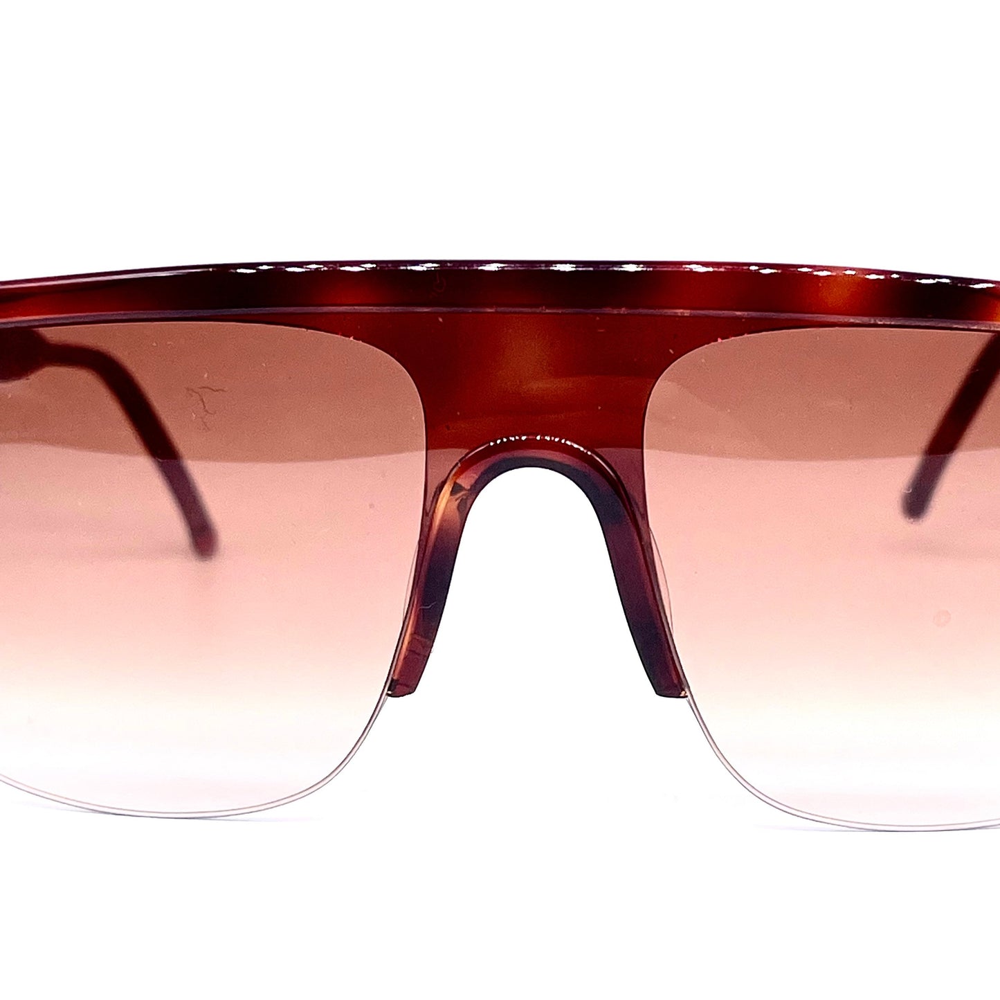 Best Company tortoise square shield sunglasses NOS 80s Italy