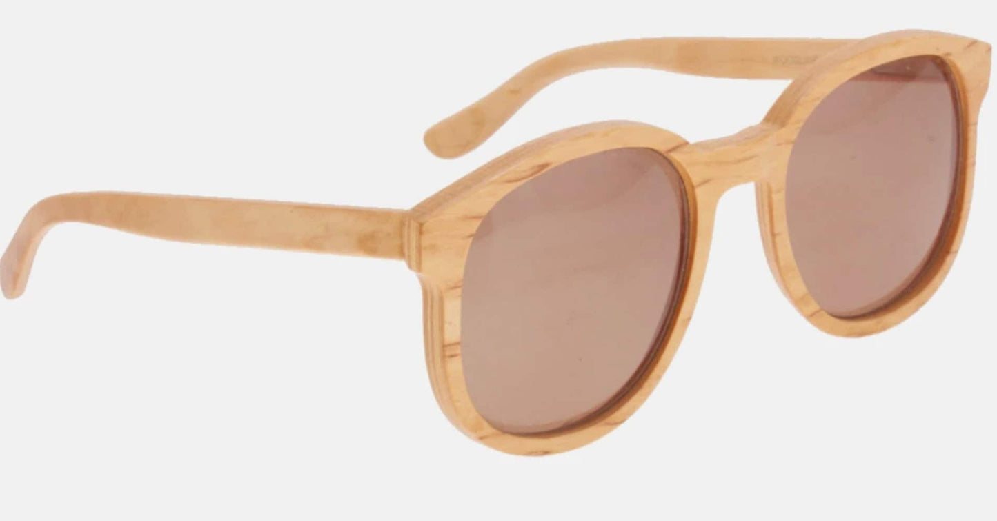 Jean Lempereur pantos real wood sunglasses, Woodline hand crafted in France NOS 80s