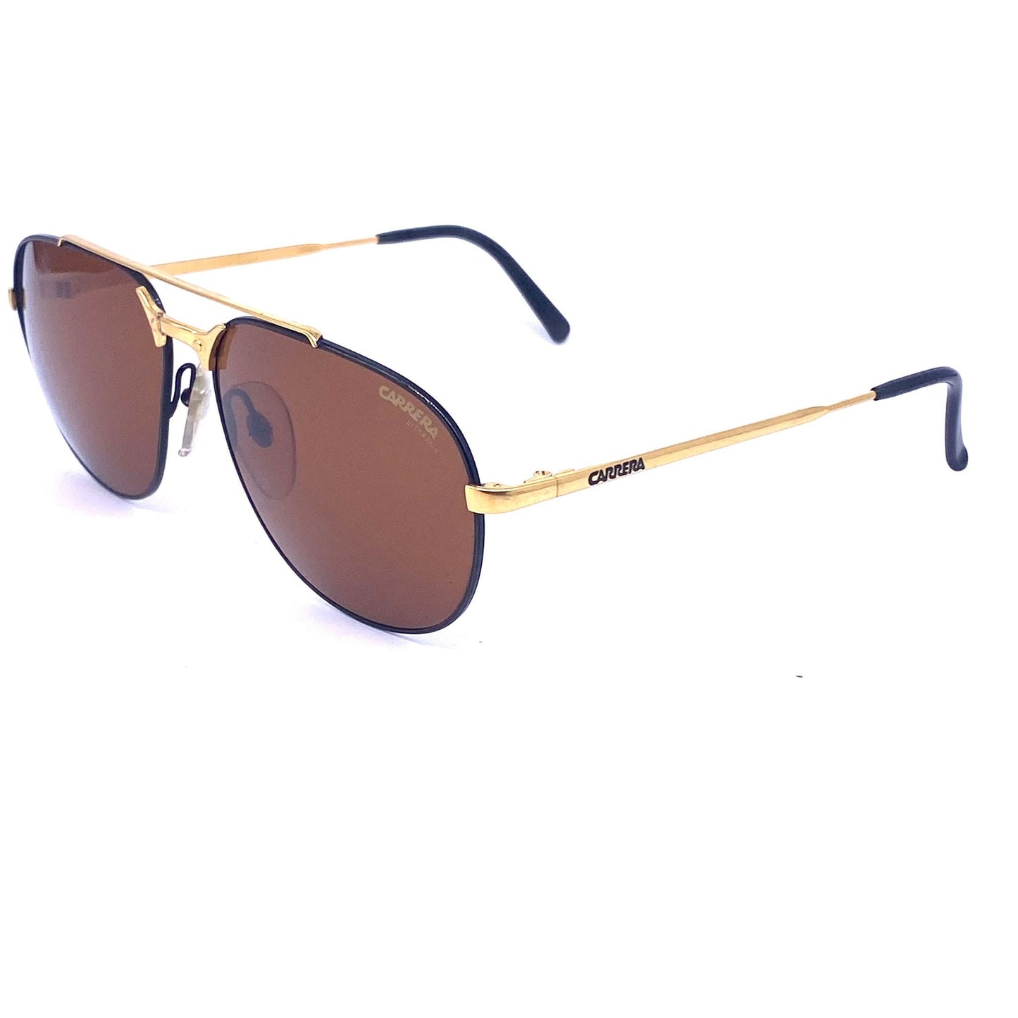 Carrera 5469 luxury aviator sunglasses, gold with black ena