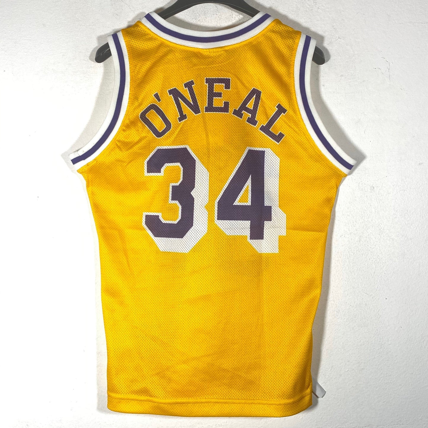 Los Angeles Lakers O’Neal 34 NBA Champions Jersey   NOS 90s with tags sz S boys size
