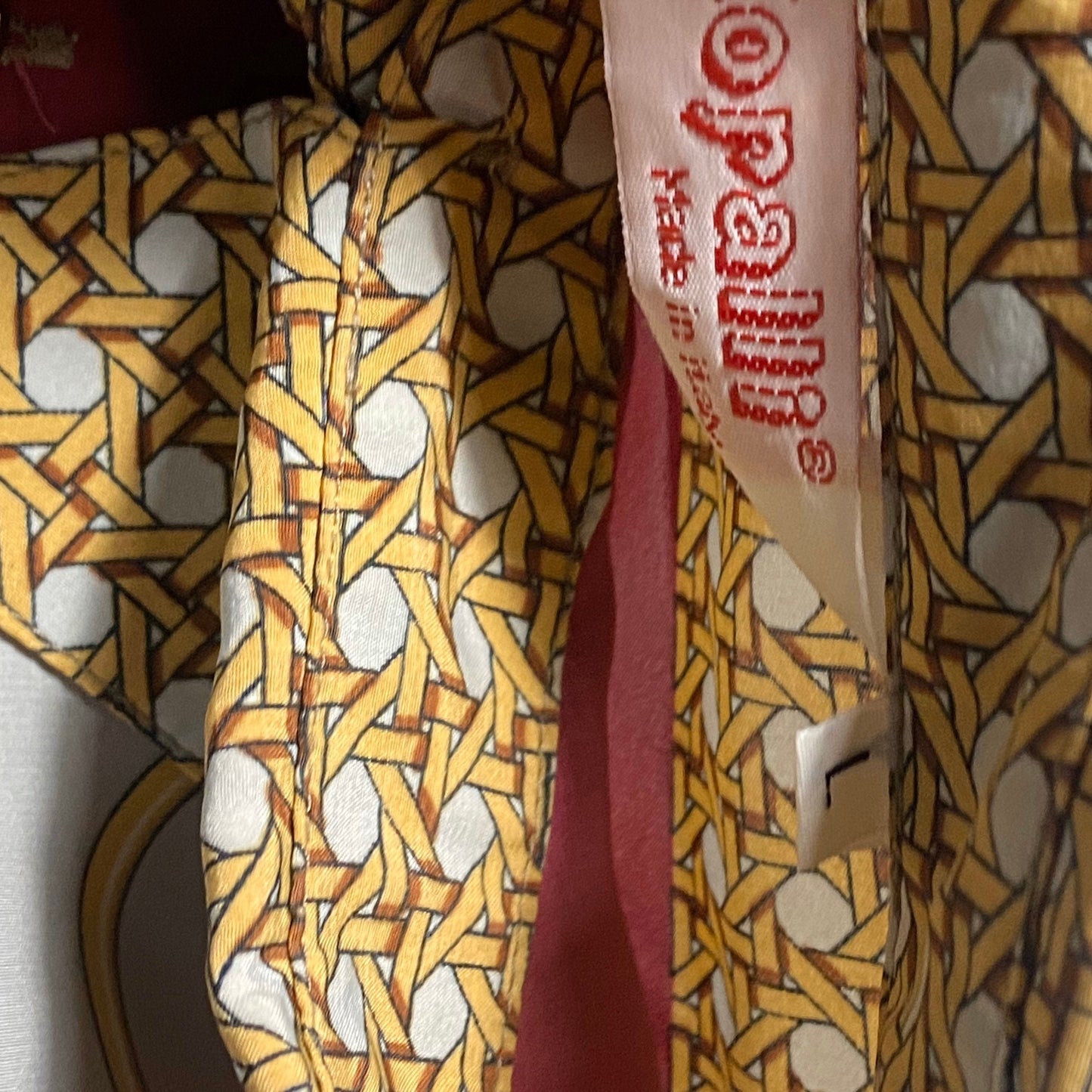 Copalli baroque/hermes style print shirt made in Italy in the 80s, mint