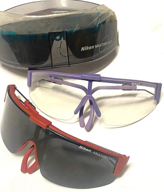 Nikon Multisport 90s sunglasses interchangeable shield, NOS