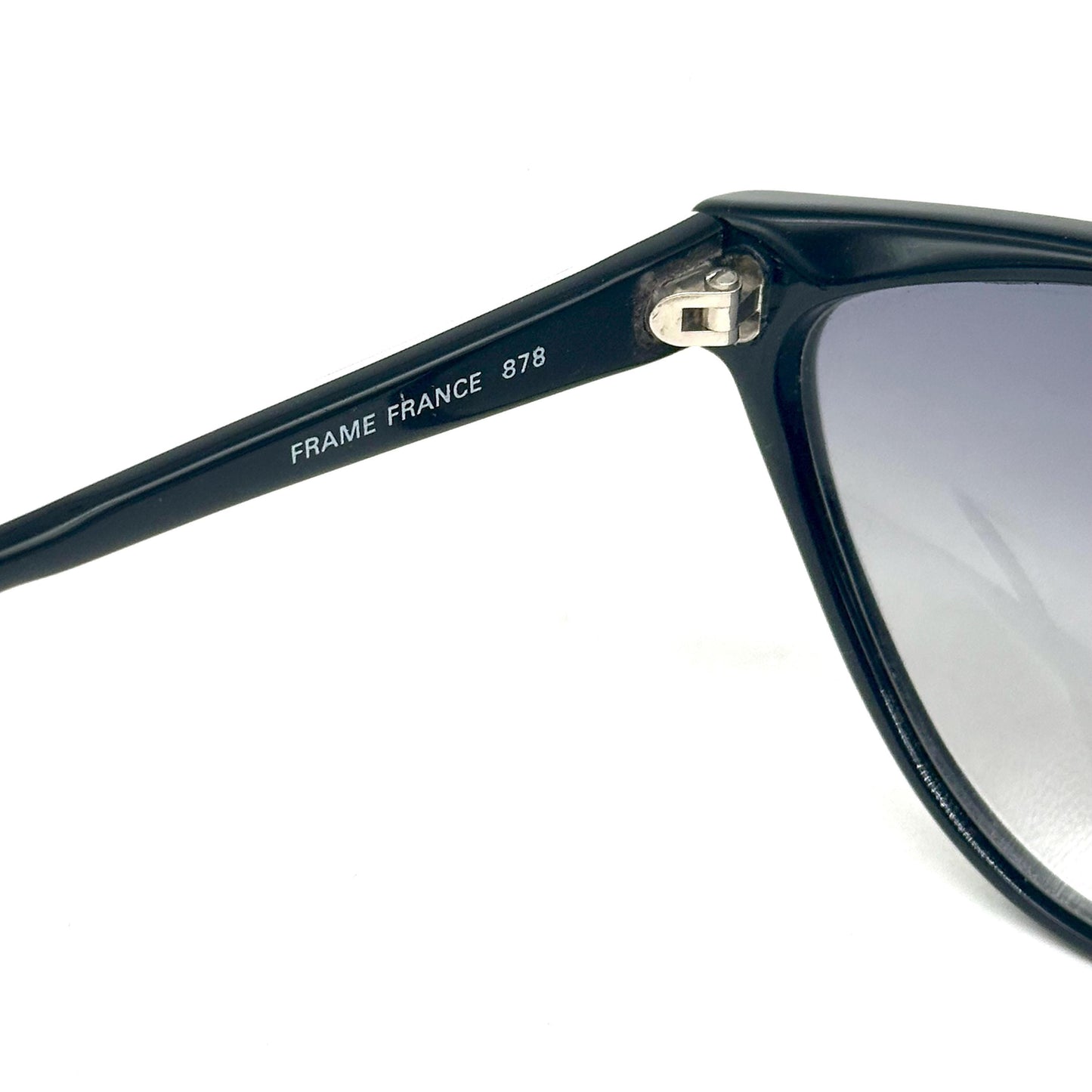 Jean-Louis Scherrer Paris frame 878 black and white futuristic design shape sunglasses. 90s NOS France