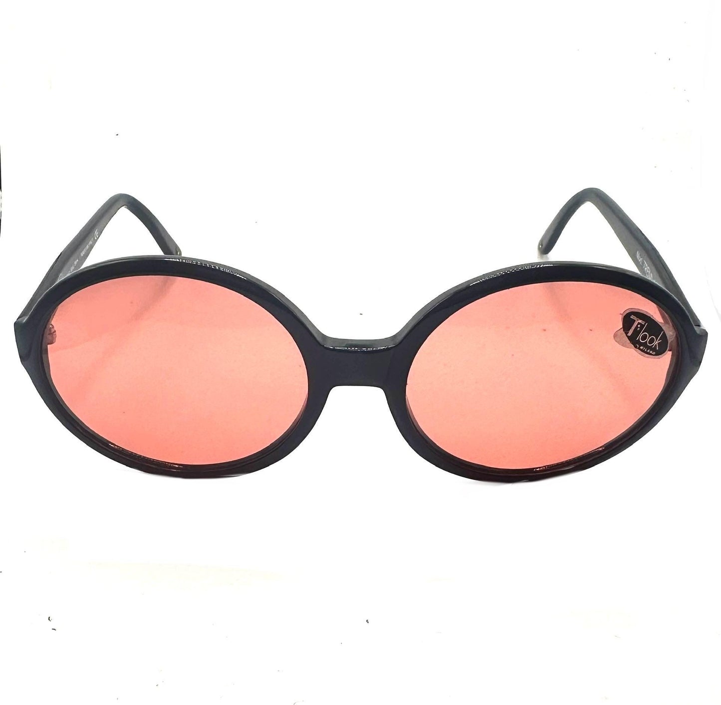 T-Look round oversized sunglasses w tinted lenses, coming in many colorways, NOS 90s Italy