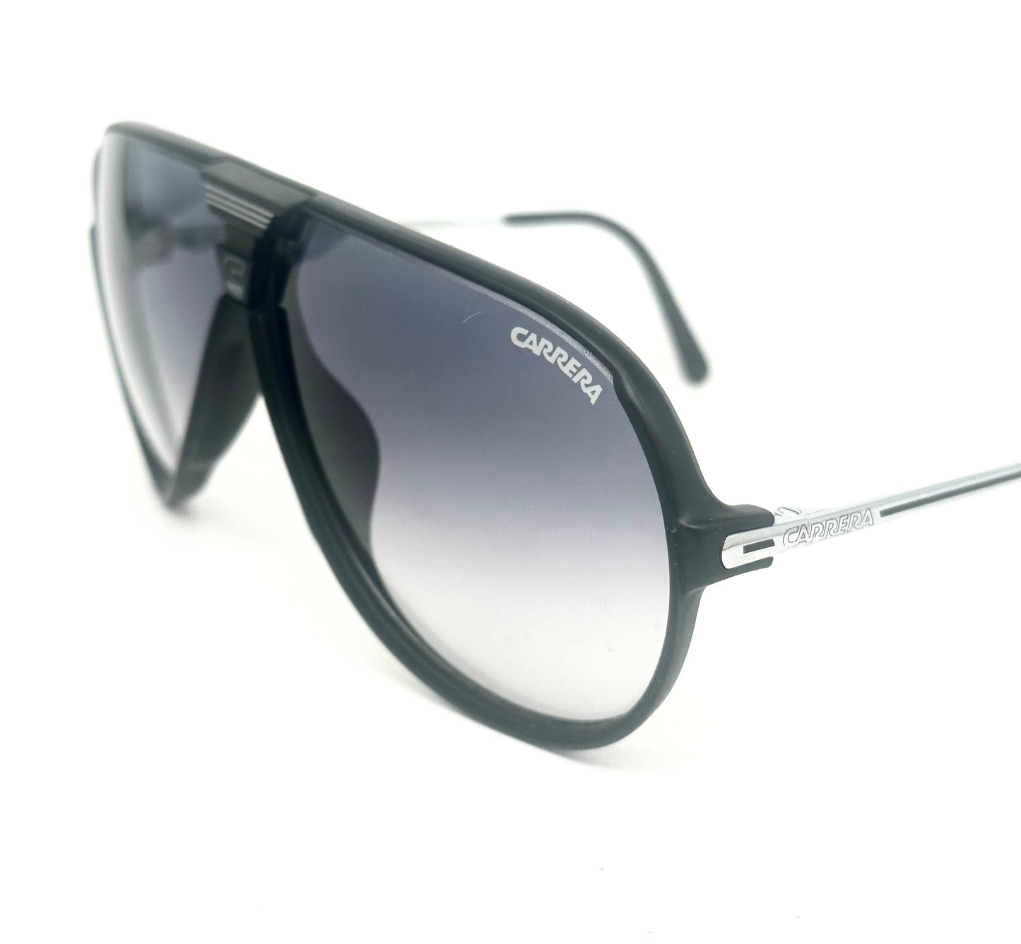 Carrera 5593 sporty aviator sunglasses w snap-off bridge system to substitute the lenses, 2 colorways, NoS 80s