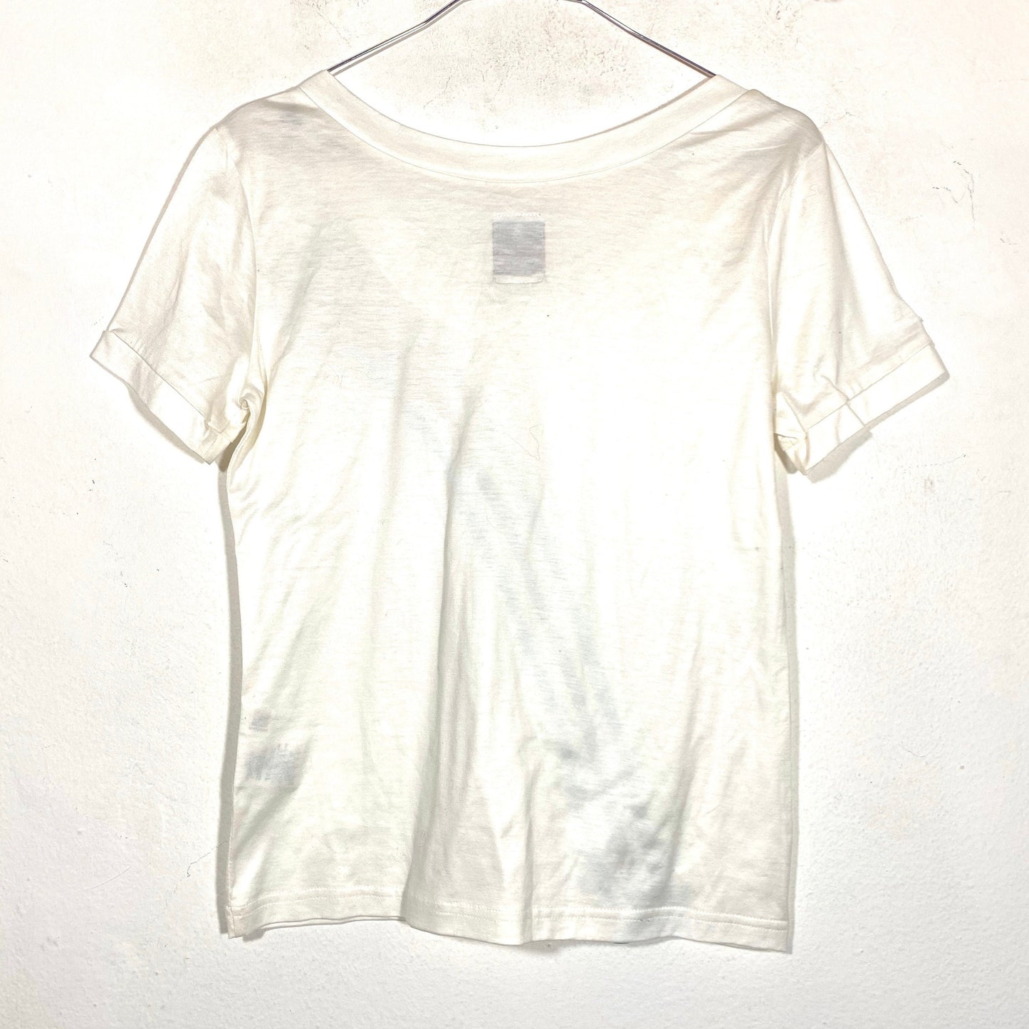 Y-3 Adidas Yohji Yamamoto ladies white cotton t shirt sz S, New with tags