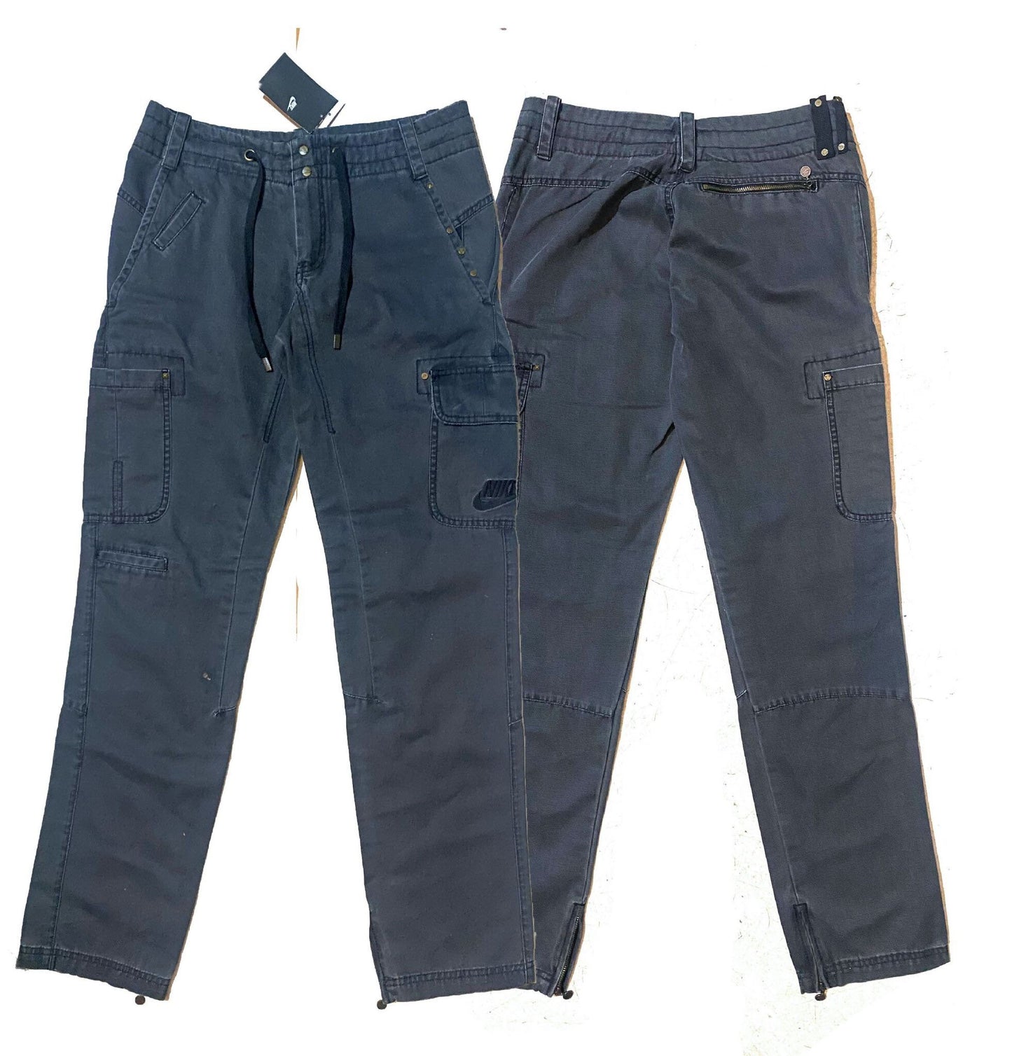 Nike BNWT HipHop Canvas cargo trousers in black or white, sizes, 90s NOS