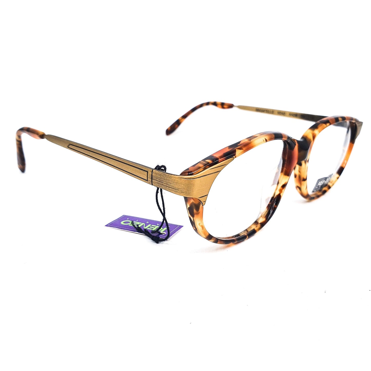 Kenzo Bagatelle montatura ovale-cateye realizzata a mano in Francia, 2 colorazioni, NoS anni '80