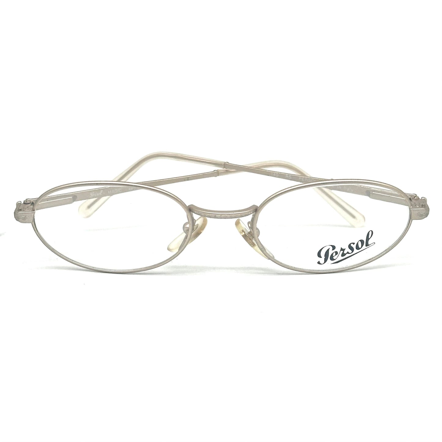Persol Ratti Magic minimal matte oval eyeglasses  frames made in Italy, 90s NOS