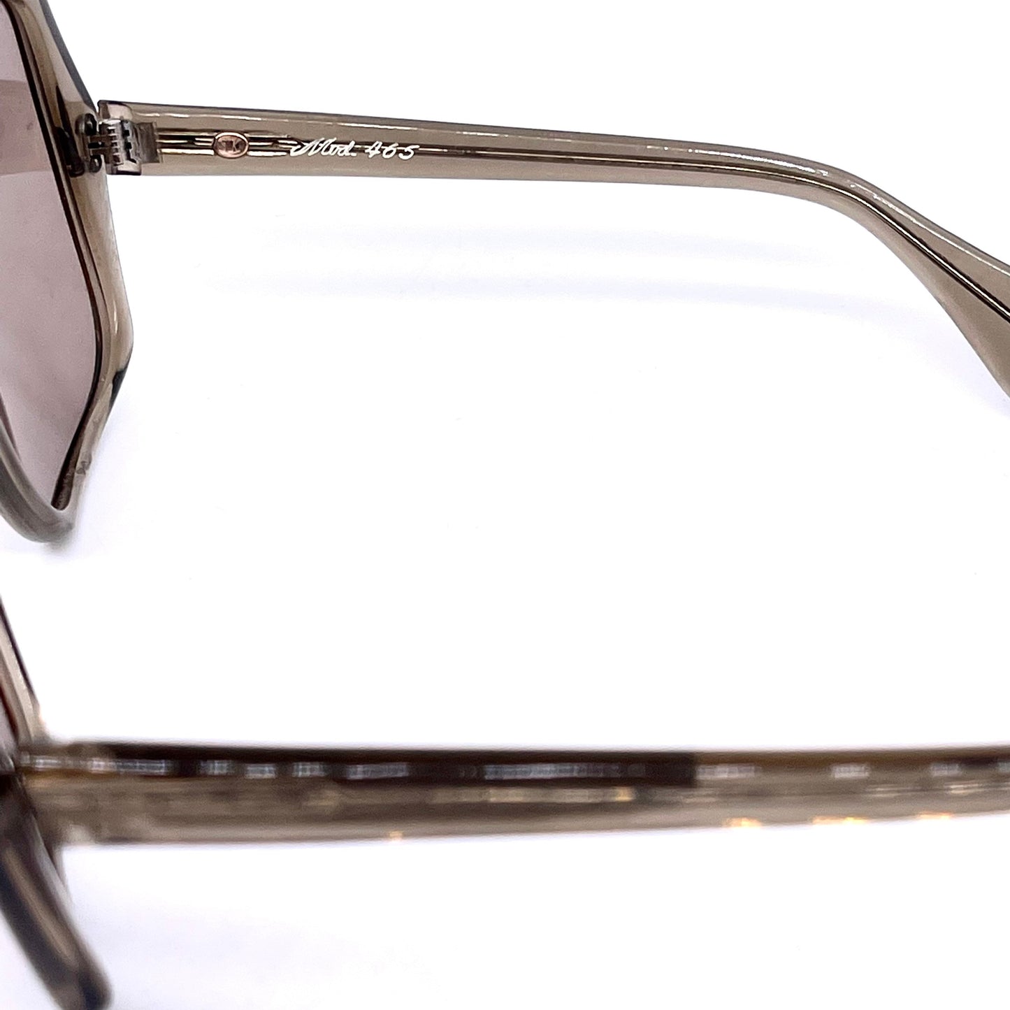 Serge Kirchhofer SK-463 square oversized sunglasses NOS 70s, w pouch.