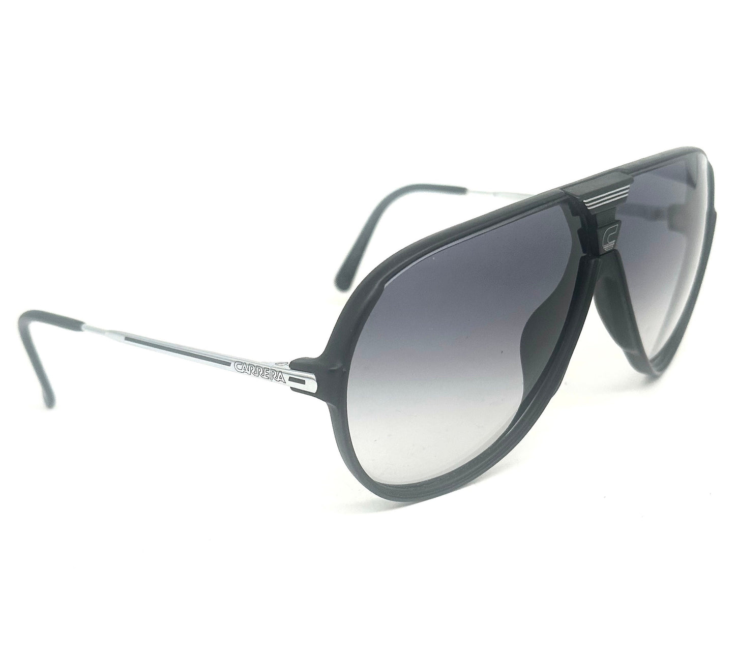 Carrera 5593 sporty aviator sunglasses w snap-off bridge system to substitute the lenses, 2 colorways, NoS 80s