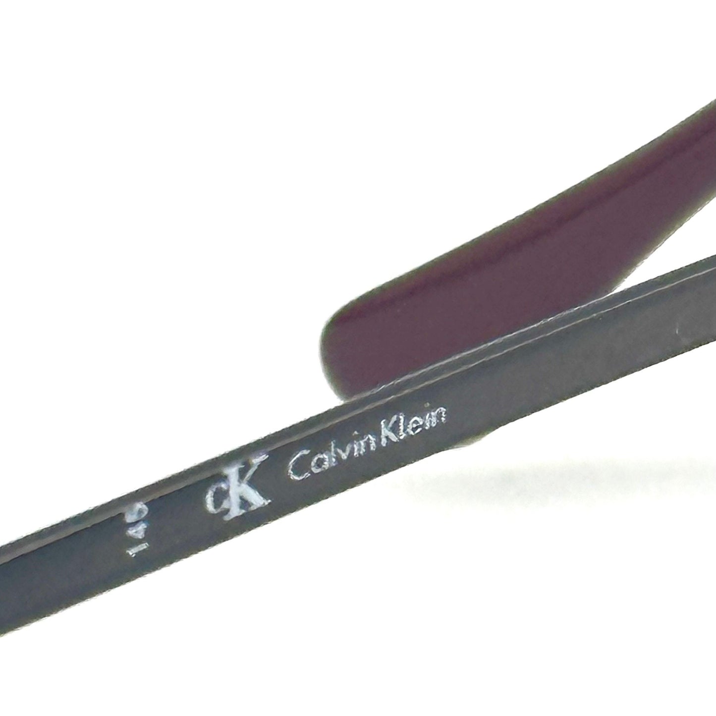 Calvin Klein 2004 gunmetal oval shaped sunglasses made in Italy, 90s NoS