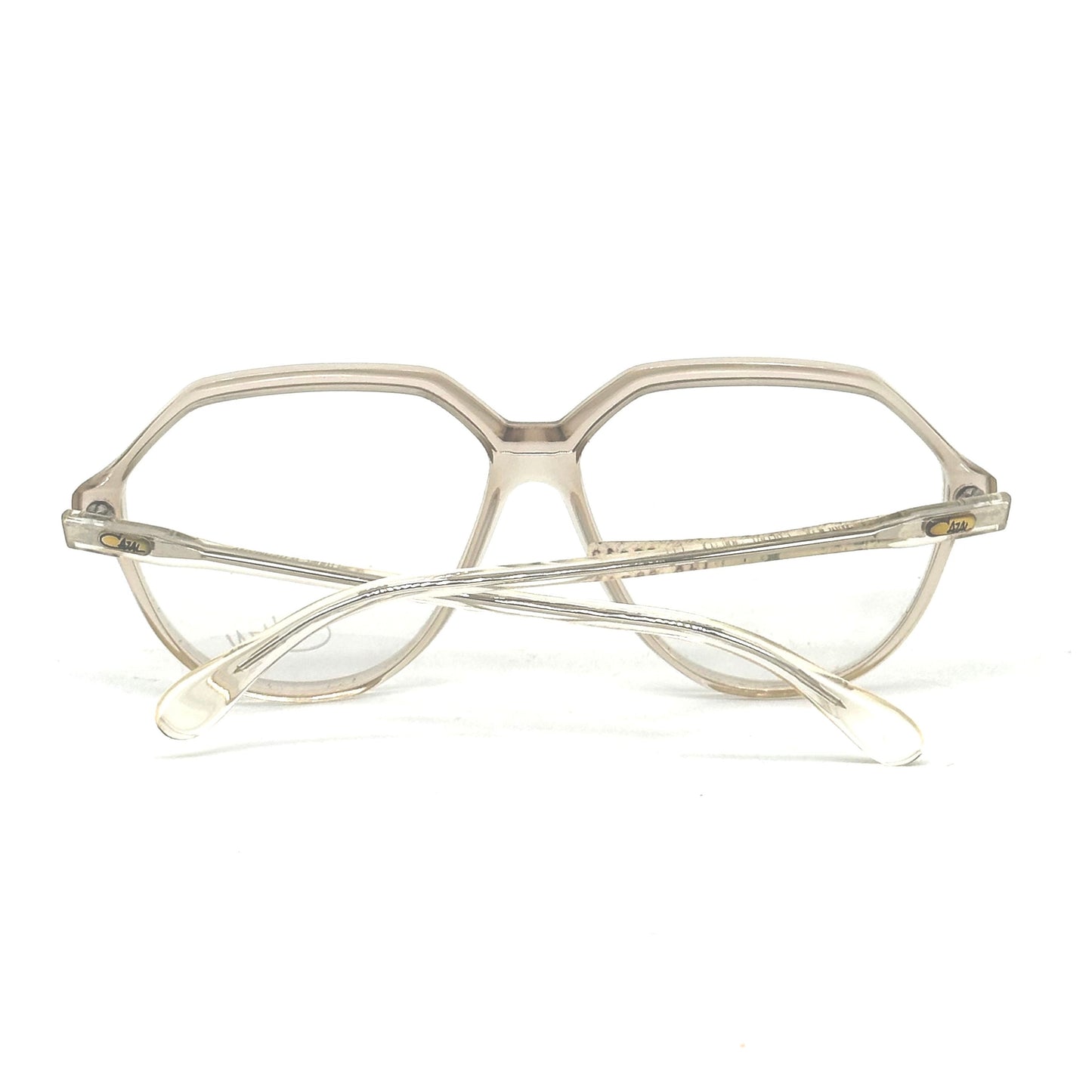 Cazal 624 iconic clear oversized eyeglasses, 1989s NOS W Germany