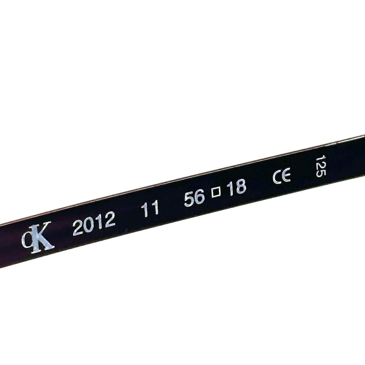 Calvin Klein 2012 modernist burgundy oval metal sunglasses made in Italy in the 90s, NOS