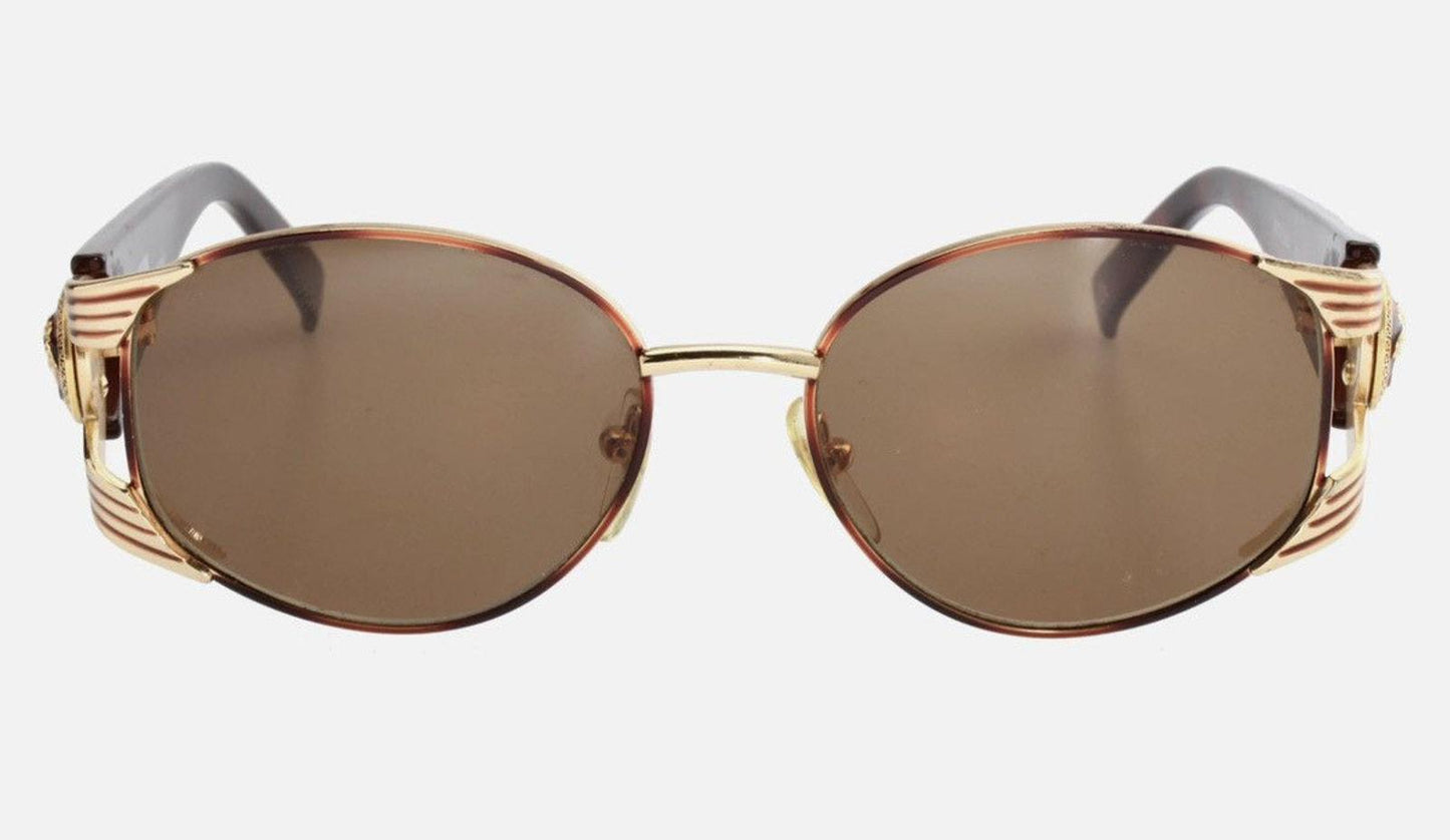 Gianni Versace S64 90s biggie medusa tort gold Sunglasses oversized great condition