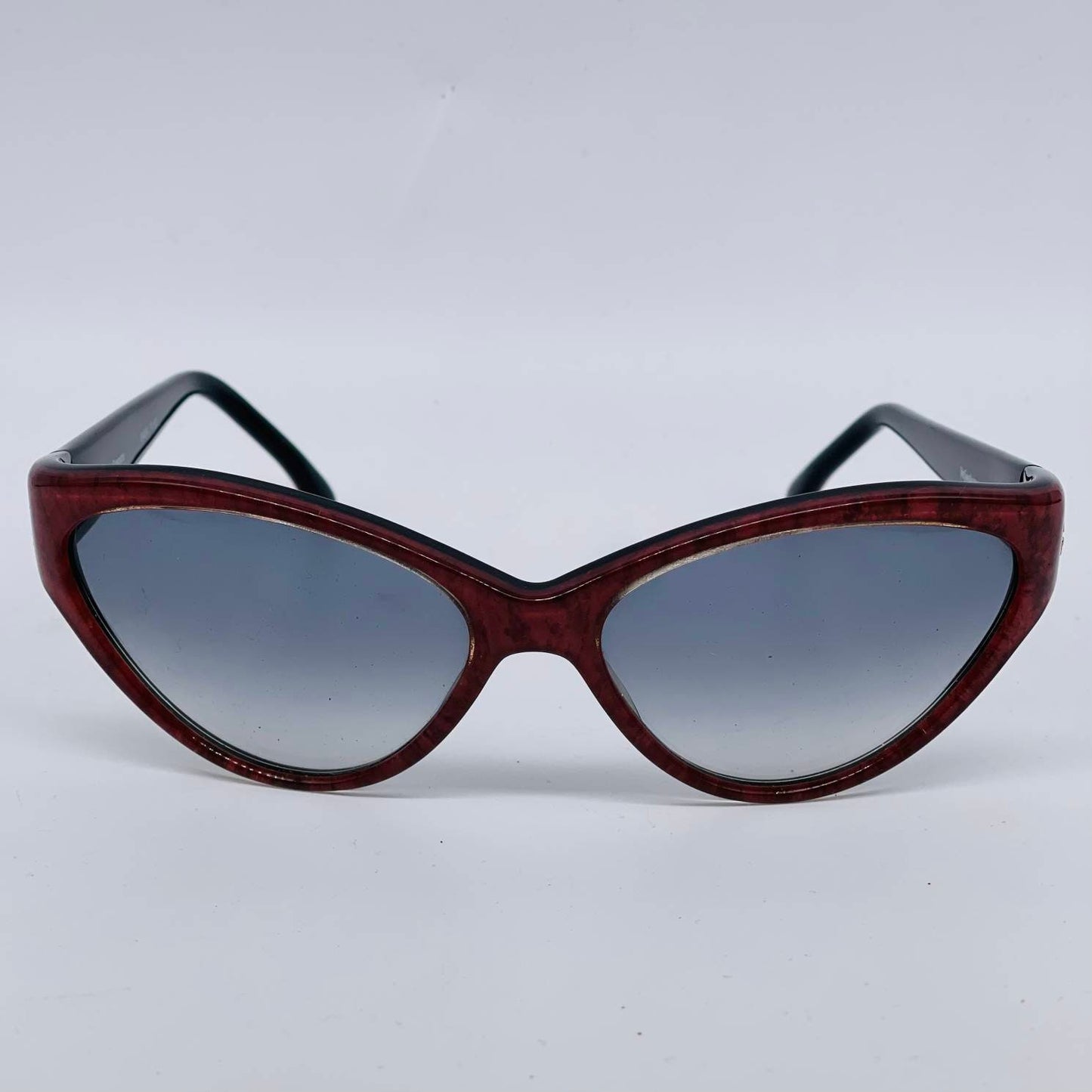YSL 8404 burgundy marble sunglasses Made in France in the 80s