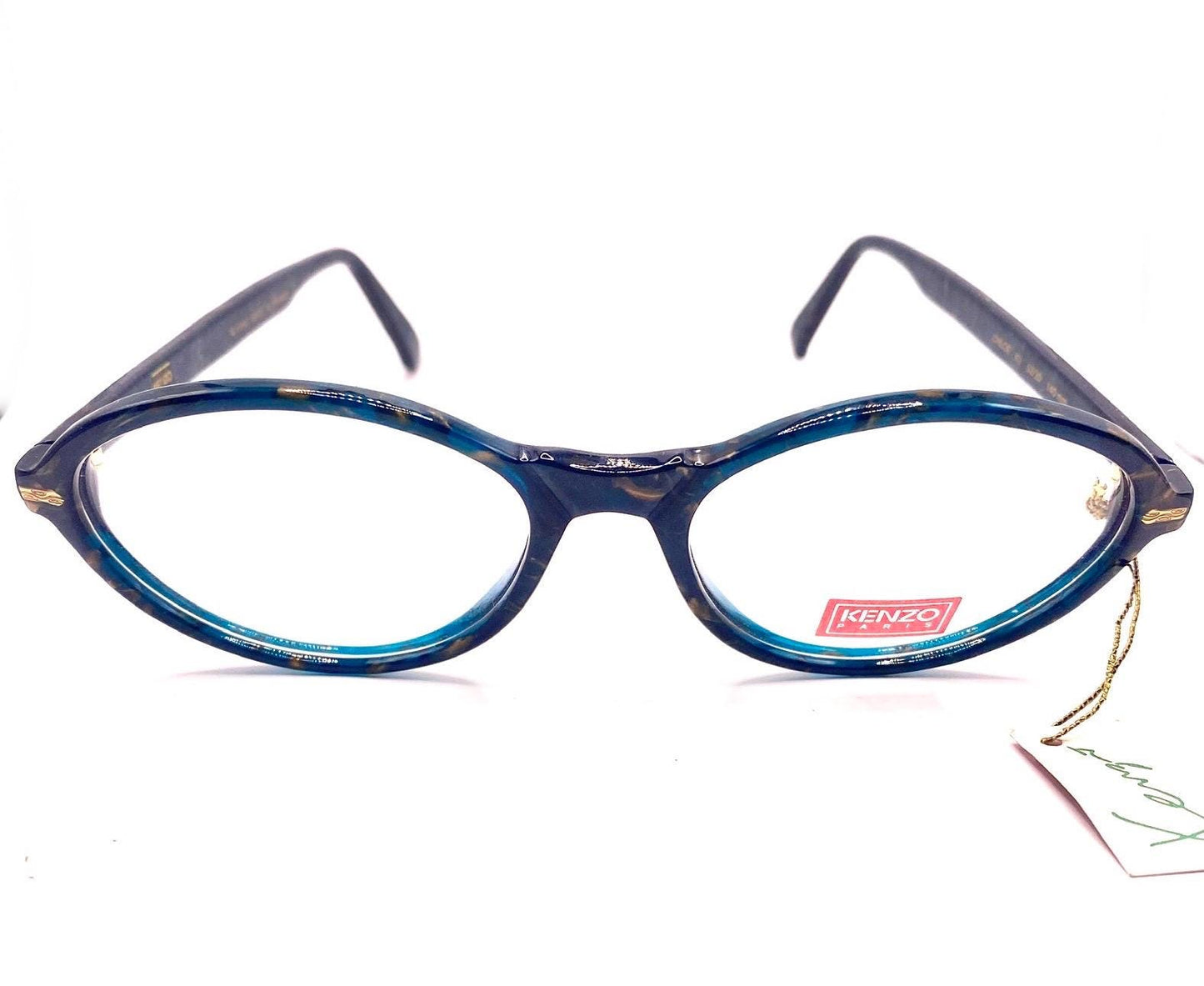 Kenzo Chloe retro oval cello frames in 2 beautiful colours, NOS 80s France