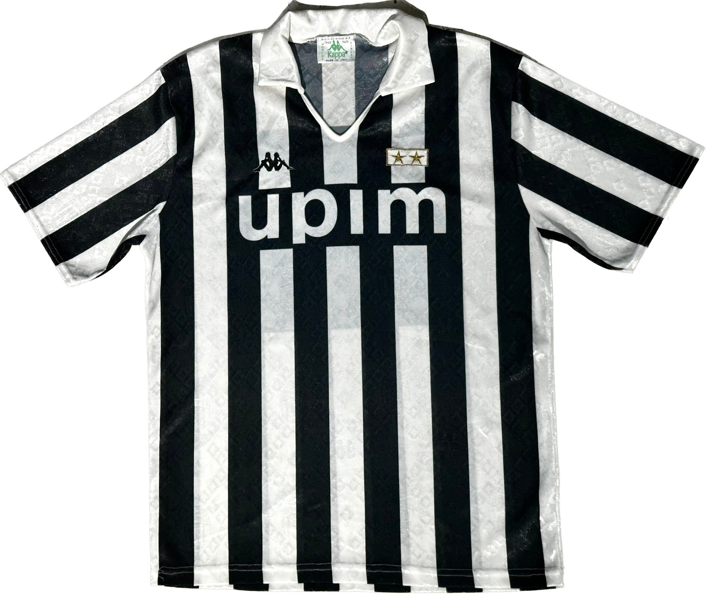 Juventus FC Kappa Upim 1989-90 auth.home games jersey tricot n.7, Aleynikov, Fortunato; perfect condition