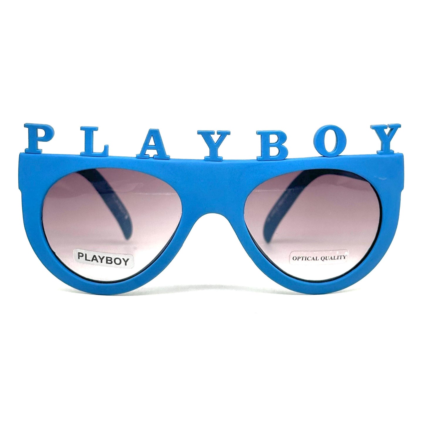 Playboy Rare Vintage Sunglasses Hard Rubber Frame with 3D Extruded Logo 90s NOS