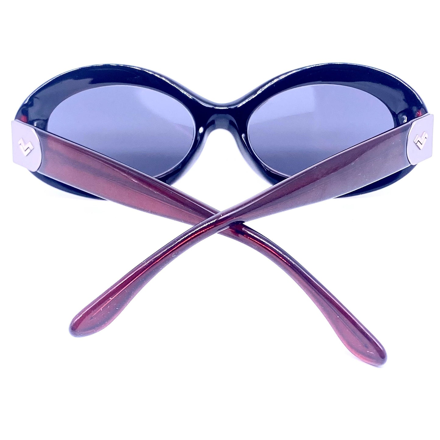 Mario Valentino Cobain style oval cello sunglasses in 3 colorways, NOS 90s