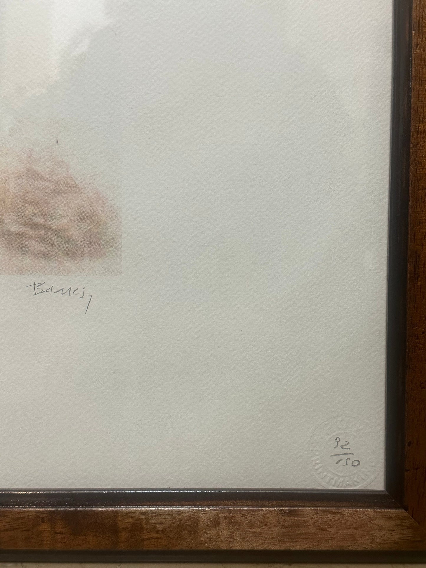 Banksy “Crayon Boy” lithography art-print signed & numbered 92/150 w- certificate of authenticity