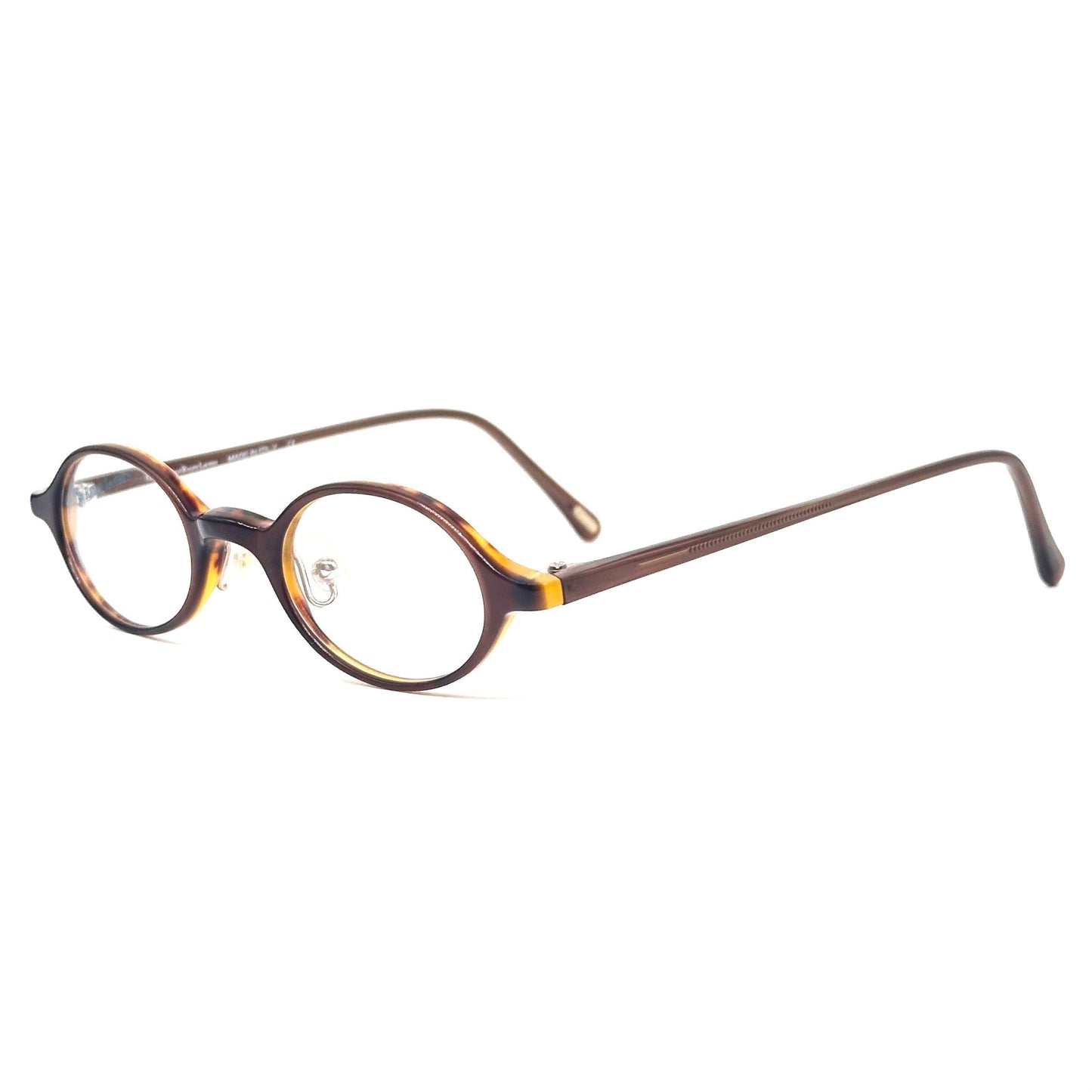 Ralph Lauren Polo 386 oval tortoise retro styled glasses frames, nOS 90s mint