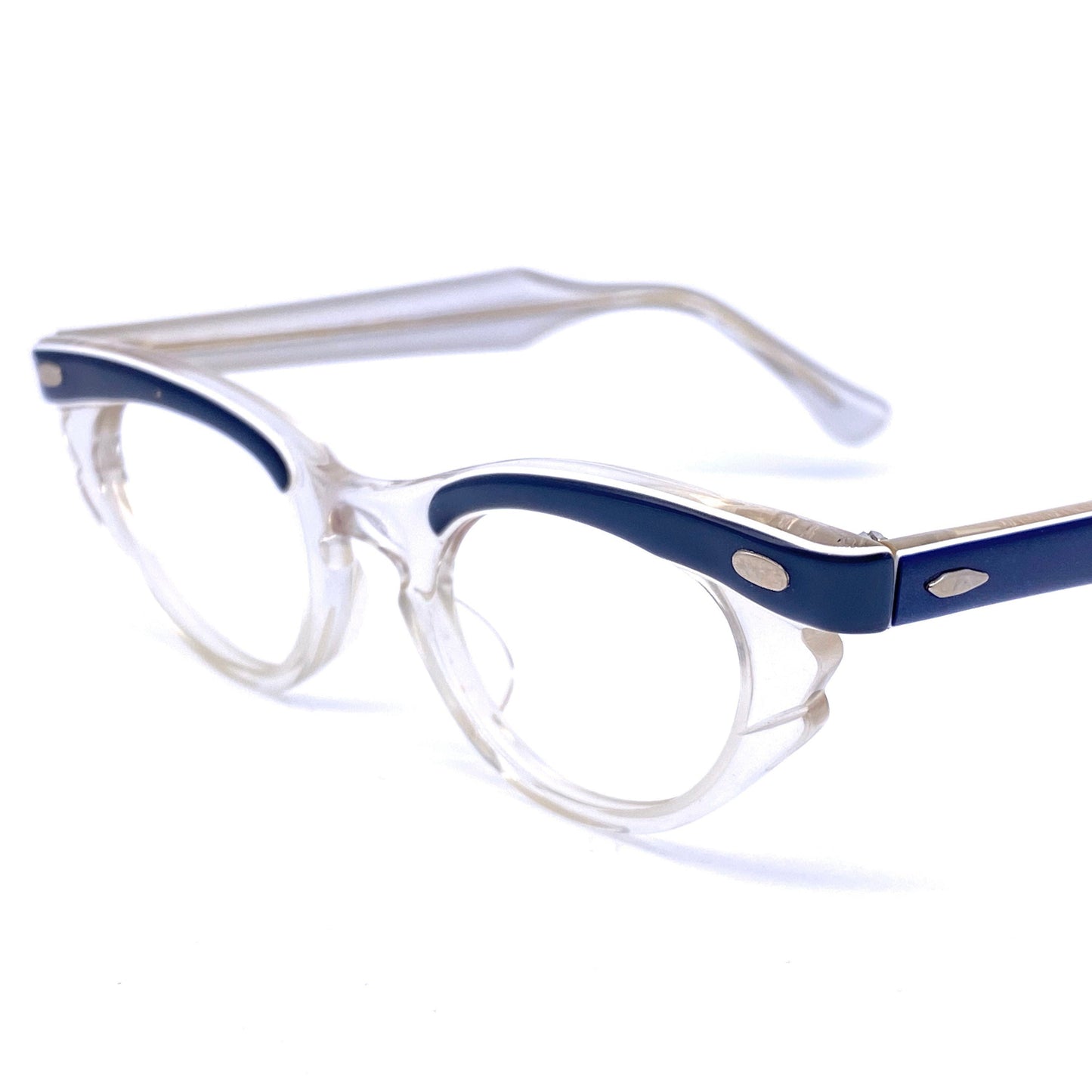 Bausch+Lomb eyeglasses for children cateye transparent/blue, 50s NO