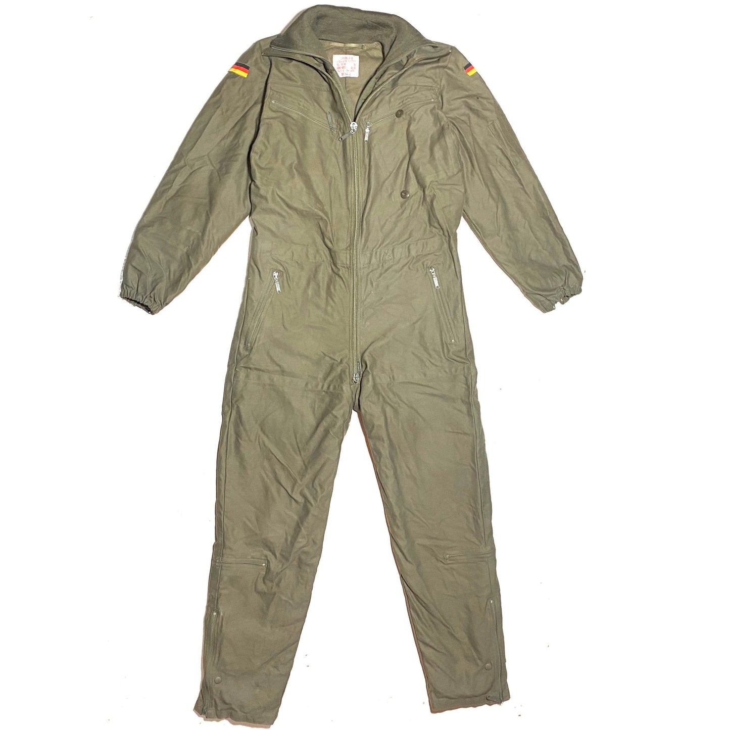 German Army 1970s tank/pilot jumpsuit w detachable fleece lining, mint condition sz XL
