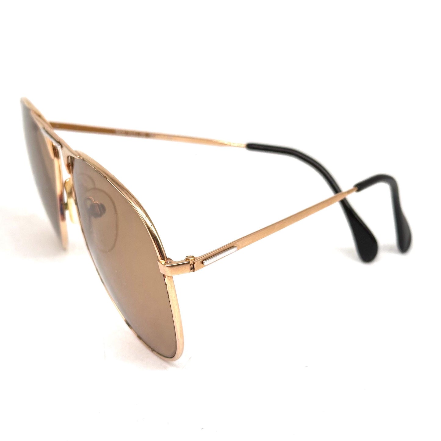 Silhouette 7021 golden aviator sunglasses, 1980s NOS Made in Austria