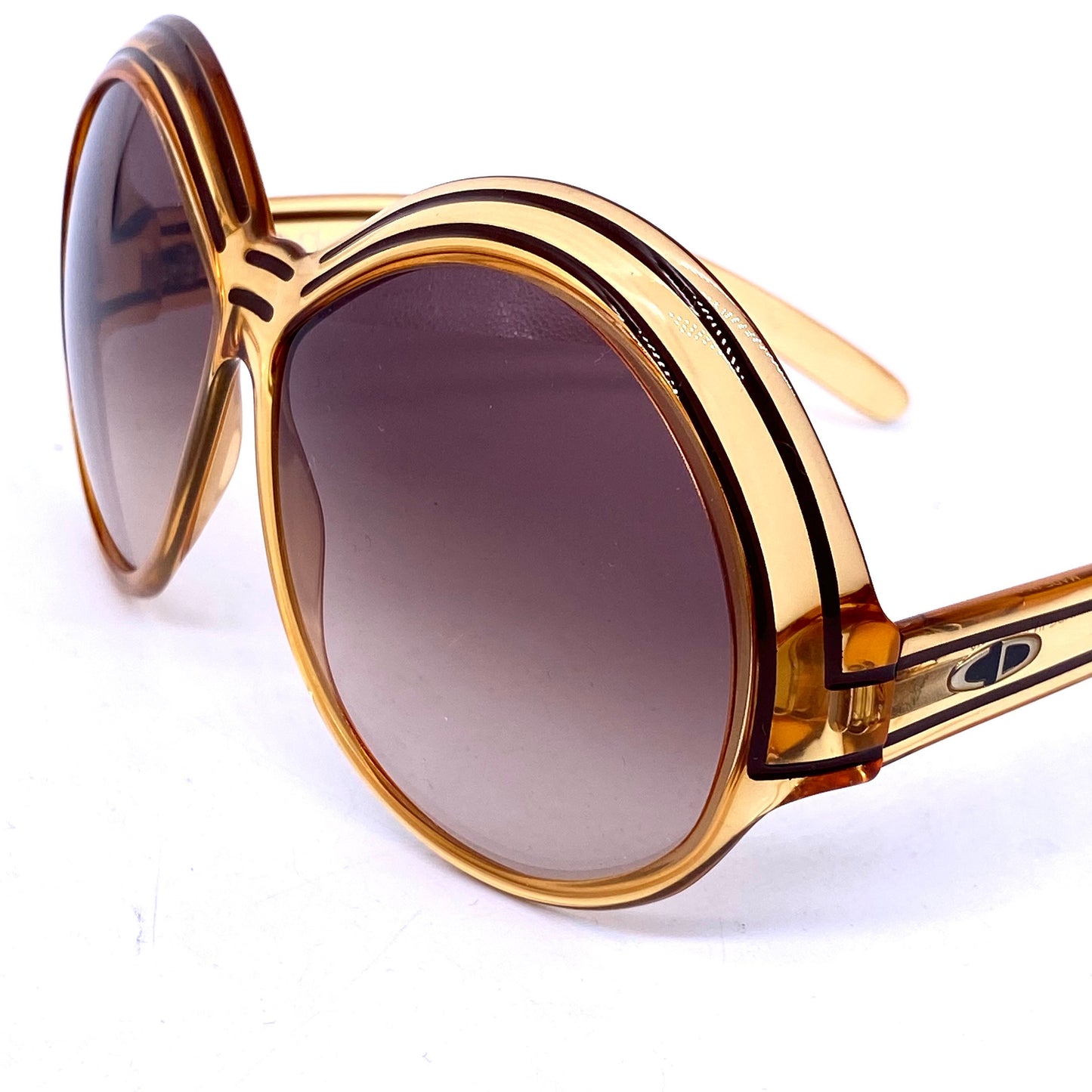 Christian Dior 2040 round oversized sunglasses, 3 colorways, NoS 70s mint