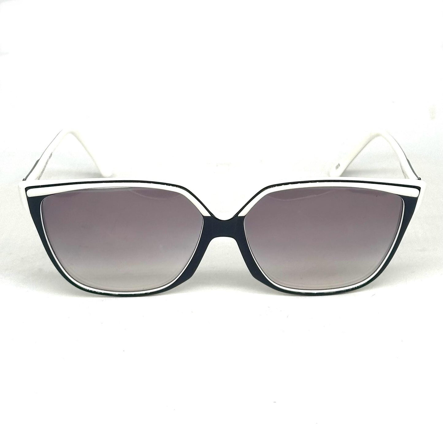 Jean-Louis Scherrer Paris frame 875 black and white futuristic design oversize sunglasses. 90s NOS France
