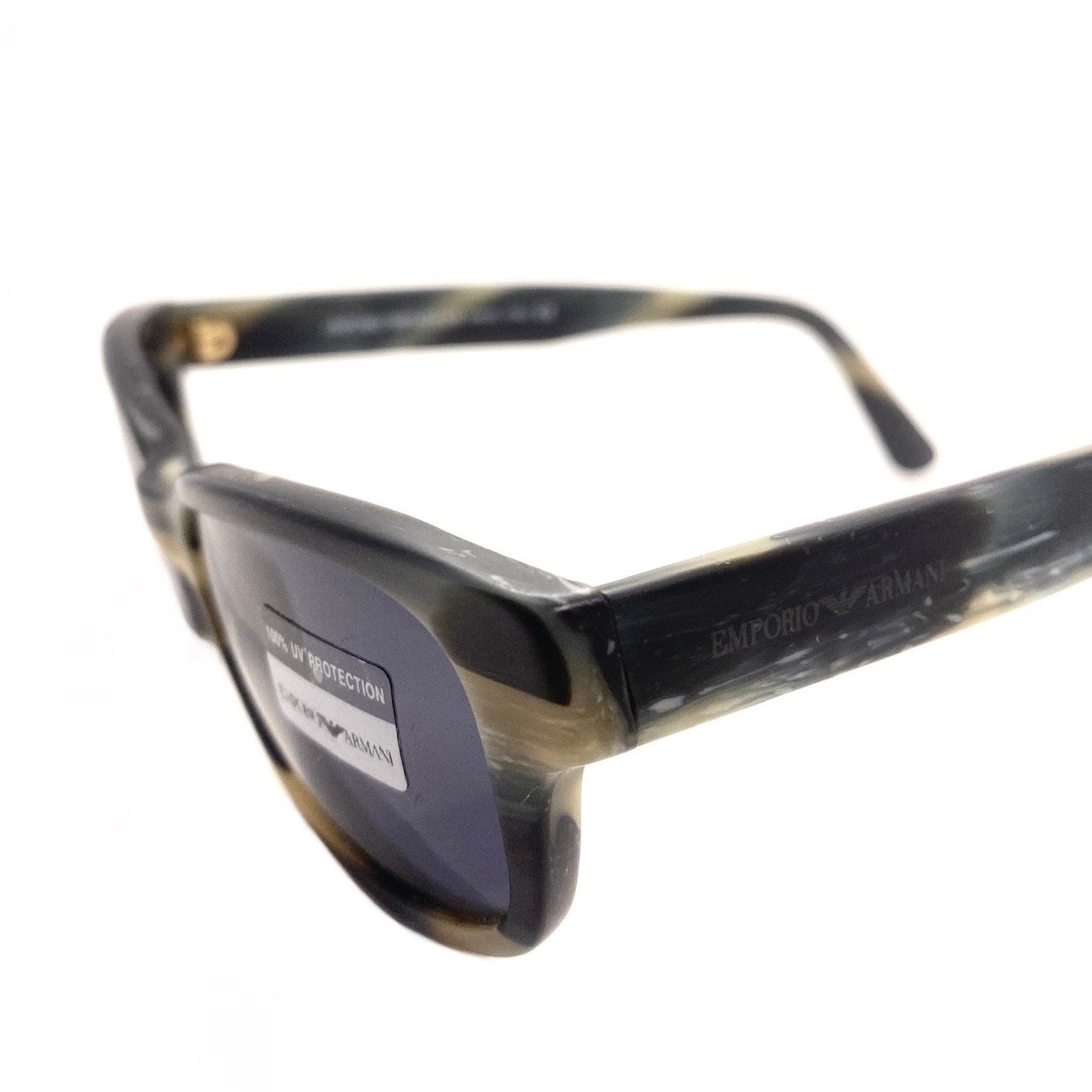 Emporio Armani 548S matt marble rectangular sunglasses, 1990s NOS Italy
