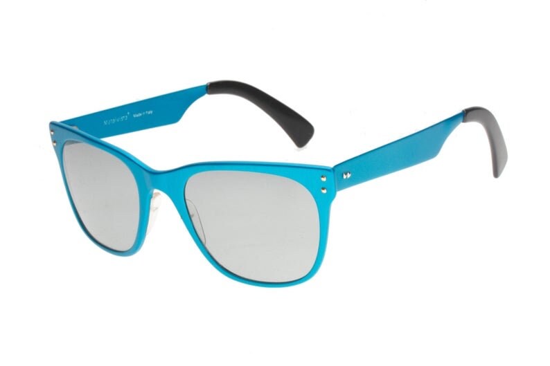 MV Classic wayfarer sunglasses light & Sturdy metal, Matt finish in 4 colorways, NoS 80s Italy