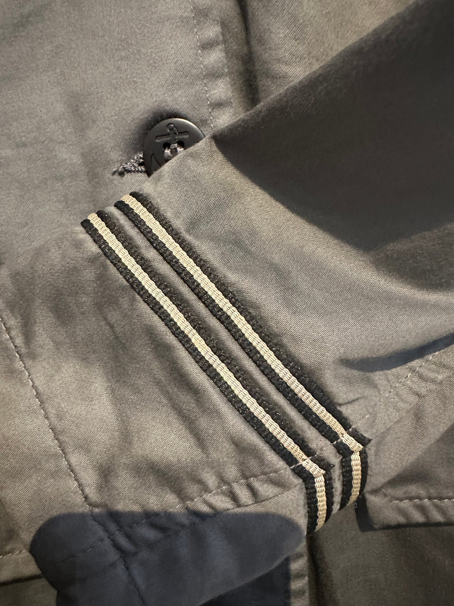 Jean Paul Gassa sailor style jacket with fancy anchor/ striped details, NOS 80s