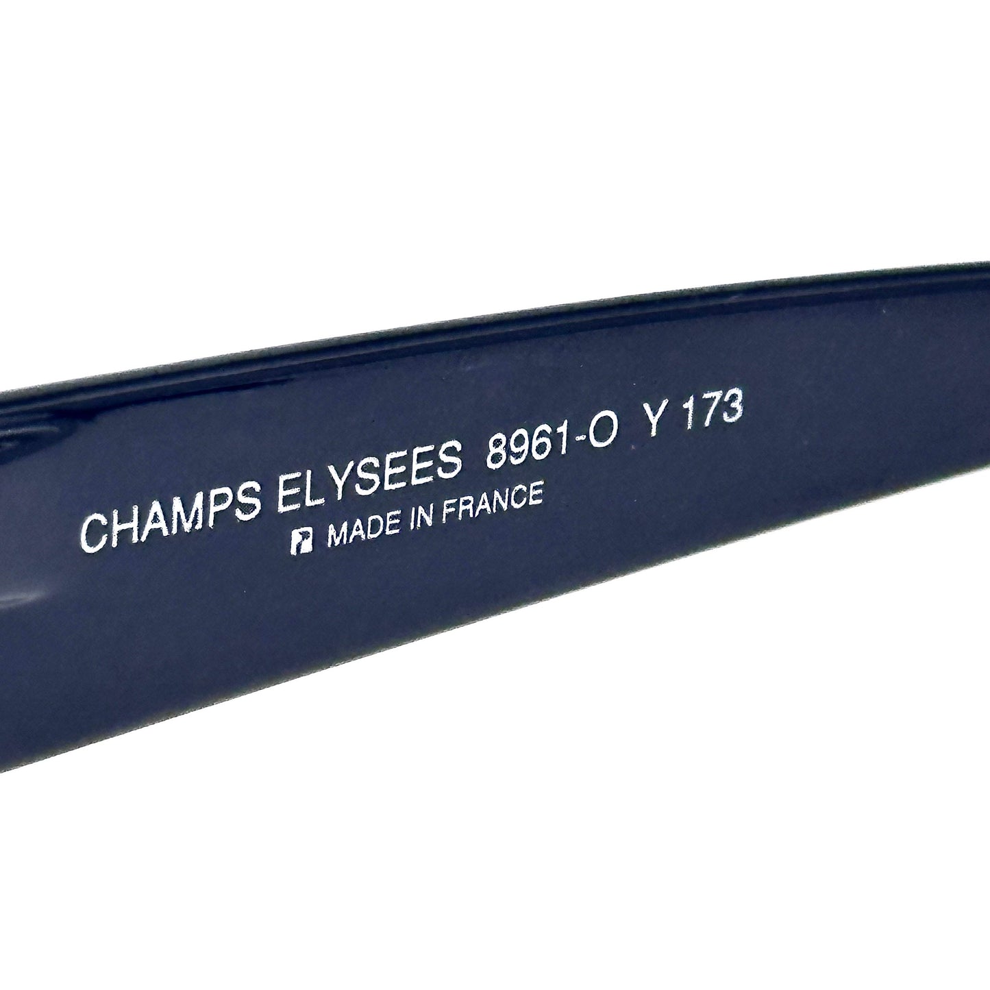 YSL Saint Laurent Champ Elysees collectible wrap sunglasses black/gold marbles texture, NOs 80s