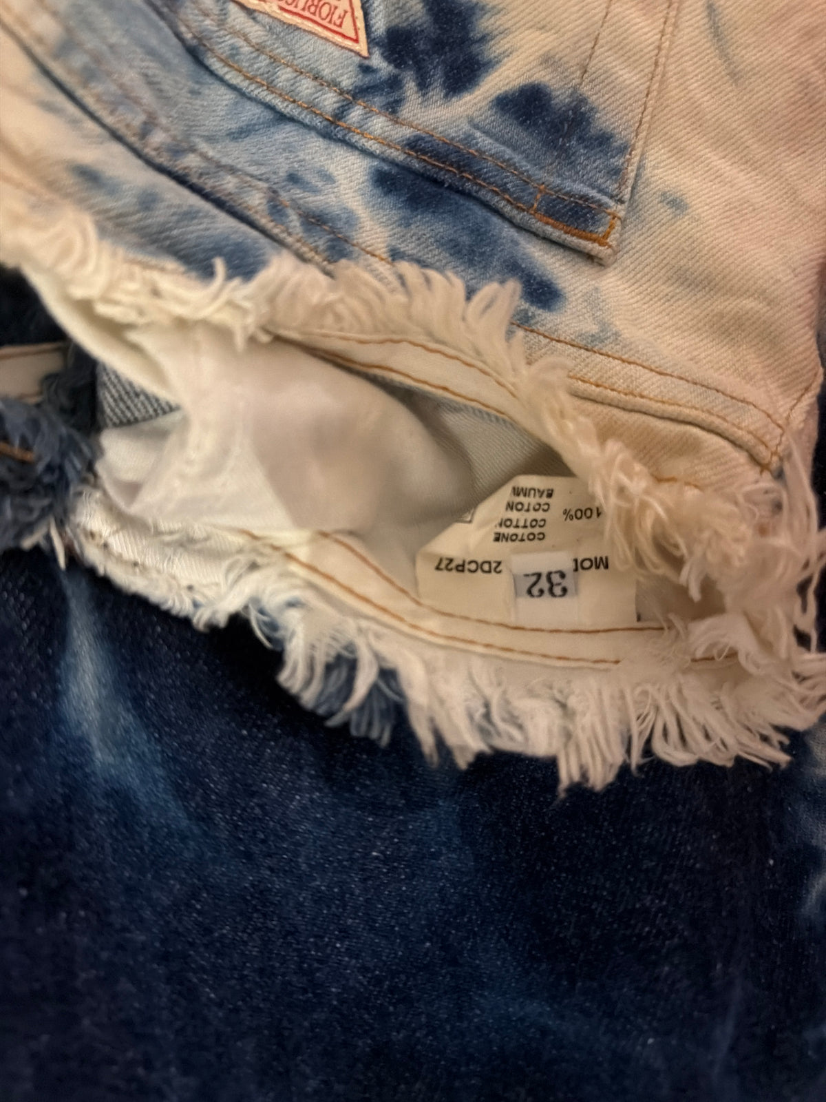 Fiorucci Safety Flared low waist tie-Dye jeans, NOS 90s, sz 30,32 available