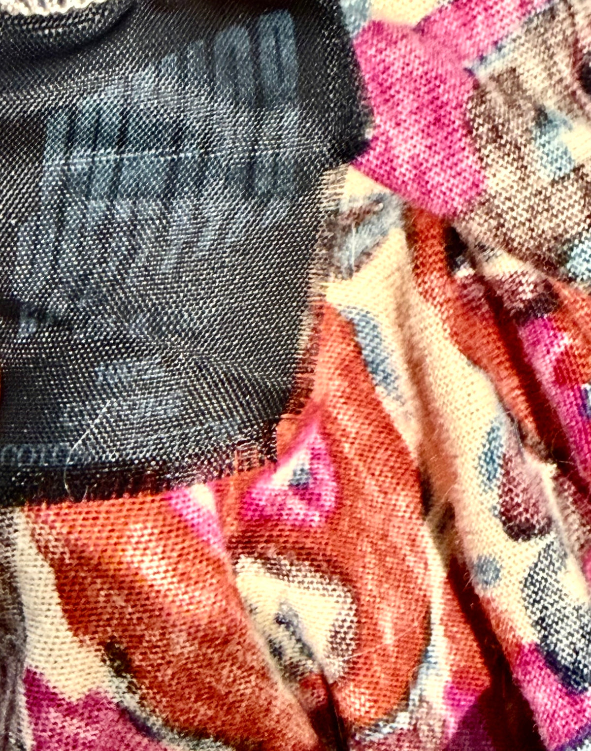 Jean Paul Gaultier colorful abstract allover pure cotton dress, ladies sz 42, perfect condition
