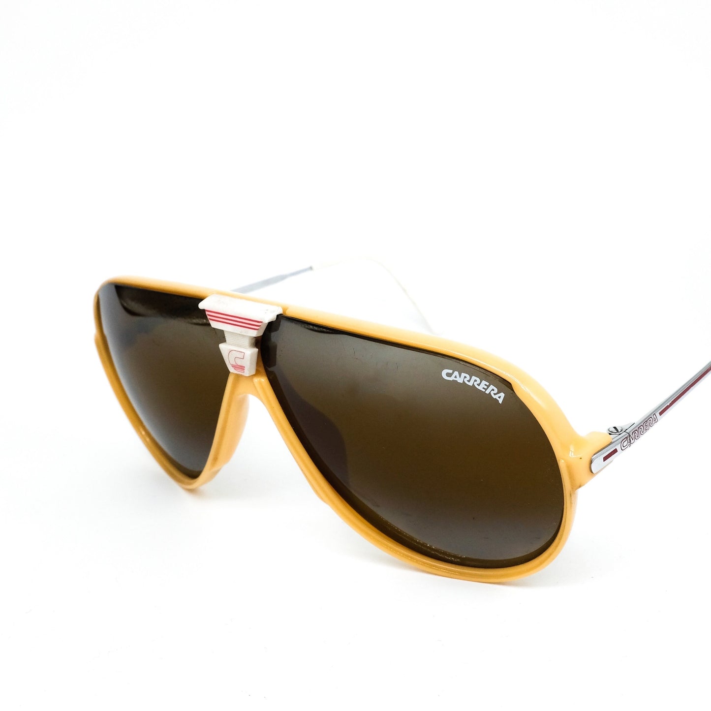 Carrera 5593 sporty aviator sunglasses w snap-off bridge system to substitute the lenses, 2 colorways, NoS 80s