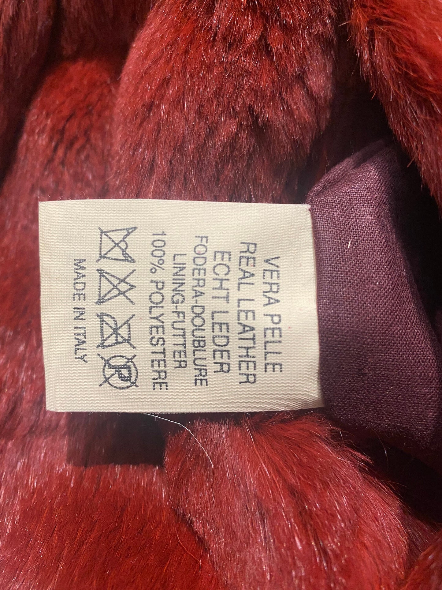 Artisanal 2 in 1 lapin fur / satin crèpe  jacket w python leather details, NOS 90s Italy sz 46