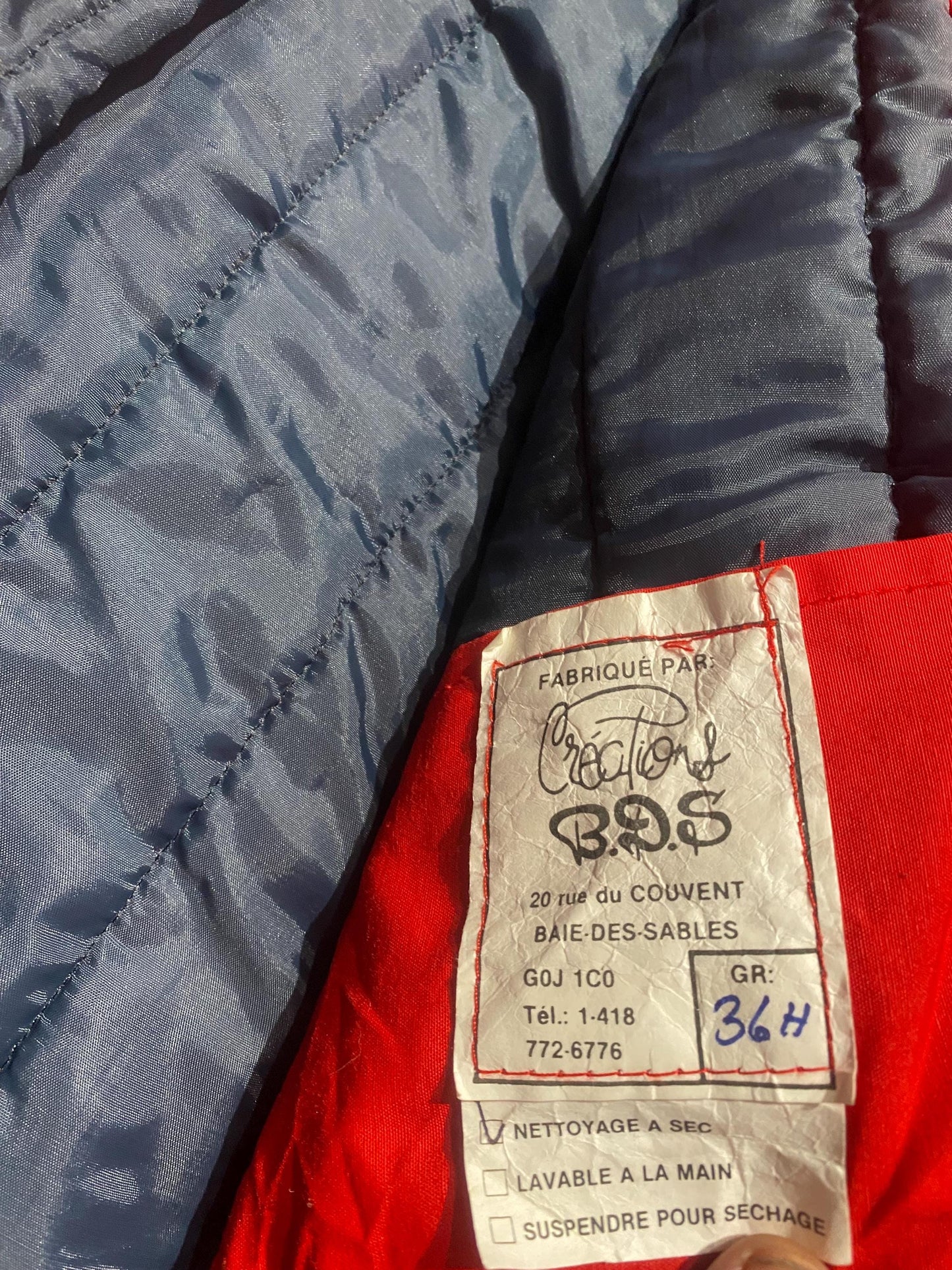 BantamB Titan red-Whire-Green winter wool varsity jacket sz L, great condition