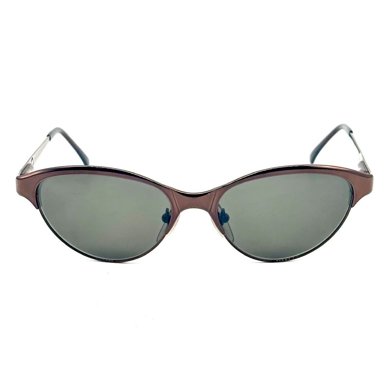 DonnaKaran 108 cateye copper metal 90s sunglasses