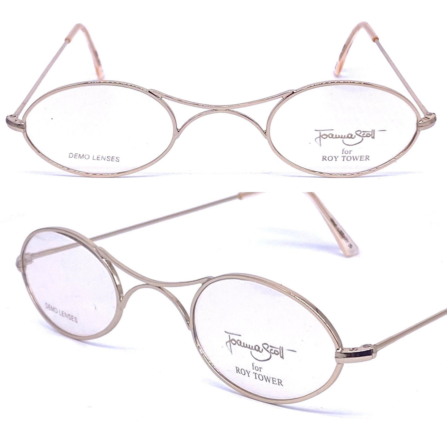 Roy Tower by Joanna Scott montature per occhiali vintage realizzate in Italia NOS anni '80